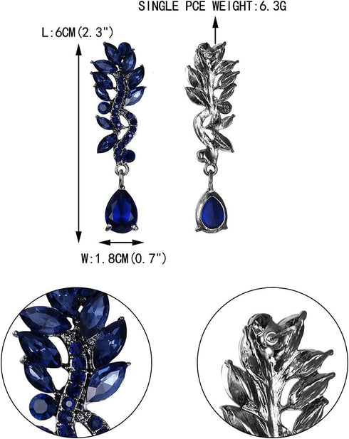 EVER FAITH Women's Austrian Crystal Bridal Chandelier Teardrop Dangle Earrings...
