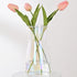8 inch Iridescent Glass Flower Vases for Centerpiece Table Home Indoor Desk Decor,Ins Modern Boho Style Vase for Wedding Housewarming Gift...