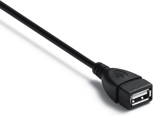 YOUOWO 2 Pack USB 2.0 Cable A Female to USB B Male Cable for Printer Extender Connection Cables USB_A/F-USB_B/M Adapter (USB_A-USB_B Cables Black)...