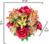 Admired By Nature 24 Stem Artificial Flowers Rose Carnation Mixed Bush Spring Faux Flower Arrangement for Outdoor & Indoor Wedding Home Decoration...