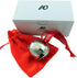 Westmon Works Believe Bell Ornament in Grey for Christmas Tree on Ribbon with Bag...