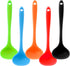 5 Pieces Silicone Ladles for Cooking - Small Soup Ladle Spoon Heat Resistant Kitchen Ladle Spoons, Cooking and Serving Spoon for Soup Sauce Chili ...