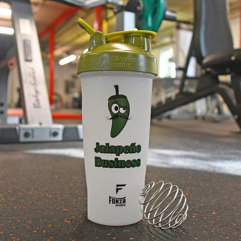Blender Bottle x Forza Sports Classic 28 oz. Shaker - Jalapeno Business - White...