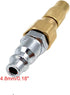 3Pcs Air Chucks for Tires,Brass Screw On Tire Inflator Chucks,Heavy Duty Twist-on Chucks with 3Pcs Presta Vavle Adapters...