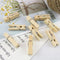 Durable Mini Wooden Clothespins for Crafts: Versatile 1-Inch Size, Pack of 100 - Ideal for DIY Projects, Photos, and Home Decor...