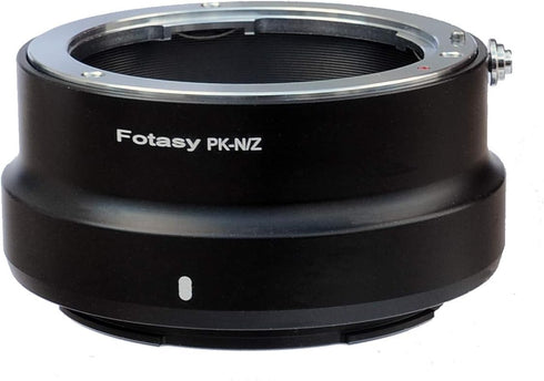 Fotasy PK Lens to Nikkor Z Mount Adapter, K Mount to Z Mount Adapter, PK Z Mount, fits Pentax PK Lens, Compatible with Nikon Z Mount Mirrorless Ca...