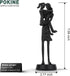 Iron Mother Daughter Figurine Gift Metal Mom Daughter Sculpture for Mothers Day Birthday and father of The bride gifts Statue Ornament for Friend ...
