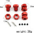 17mm Wheel Hex 5mm Extended and 17mm Wheel Nut Aluminum Alloy for ARRMA Kraton 6S Outcast 6S Notorious 6S Talion 6S Upgrades Parts (Red)...