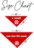 I'm Deaf Please Ask to Pet Dog Bandana (Red, OS 584)...