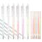 6pcs Ball Point Adhesive Glue Pen with 6PCS Extra Glue Refills, Kids-Friendly Precise Apply and Easy Control, Quick Dry Glue Pen for Crafting, Scr...