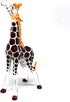 ZOOCRAFT Glass Giraffe Figurine Collectible Hand Blown Safari Miniature Animals Collectibles Home Decoration Statues...