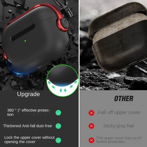 Compatible with Apple AirPods Pro 2 Case with Wireless Bluetooth Earphones?Shockproof Airpod Cases Accessories Smooth Soft Protective Skin for Air...