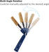 Multi Angle Adjustable Masonry Paint Brush, Stain Brushes for Fence & Wall Painting (3Pack Assorted Sizes)...