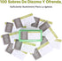 SPANISH ENVELOPE FOR TITHE AND OFFERING 100 COUNT (Green & White)...