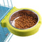 La La Pet® Dog Bowl Feeder Pet Puppy Food Water Bowl 2-in-1 Plastic Bowl Stainless Steel Bowl Removable Hanging Cat Rabbit Bird Food Basin Dish Pe...