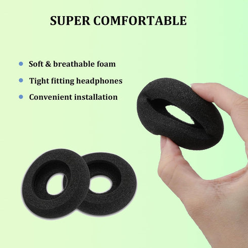 Replacement Ear Cushions for Plantronics Headset, Foam Ear Pads Compatible with Plantronics Blackwire C320 3210 3220 3320 3225 HW251N HW261N HW510...