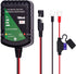 12 Volt Battery Charger 750mA Automatic Battery maintainer trickle Battery Charger Smart Float Charger for Automotive car Motorcycle Lawn Mower Bo...