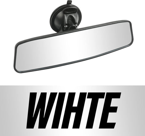 Suction Cup Rear View Mirror,Anti-Glare HD Car Interior Rearview Mirror with Adjustable Suction Cup,Universal Thickened Inside Rearview Mirror, Ca...