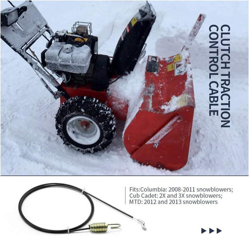 Snowblower Auger Clutch Drive Cable 746-04230 946-04230B for MTD Cub-Cadet Snow Blower Thrower 946-04230 746-04230A 946-04230A...