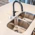 Kitchen Sink Hole Cover Faucet Hole Cover Stainless Steel Plug Sealing Cover Kitchen Sink Tap Hole Plate Stopper Cover 2 Inch Blanking Metal Plug ...