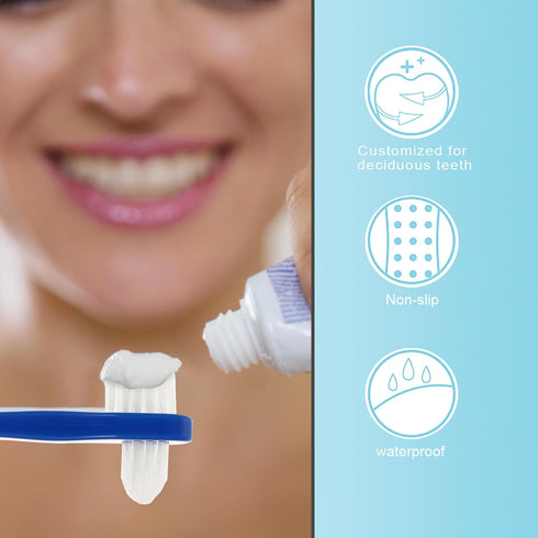 Beavorty 2pcs Two-Sided Denture Brush Denture Cleaning Brush Denture Toothbrushes Toothbrush for False Teeth Denture Cleaner False Teeth Cleaning ...