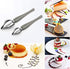 4 Pcs Culinary Drawing Decorating Spoons Set Drawing Decorating Spoon Plated Decorating Pencil Spoon Dessert Serving Decorating Spoon for Decorati...