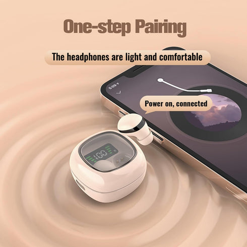 Small Invisible Earbuds Smallest Wireless Bluetooth Low Profile Micro Tiny Discreet Mini Earbuds for Small Ear Canals Invisible Ear Buds for Small...