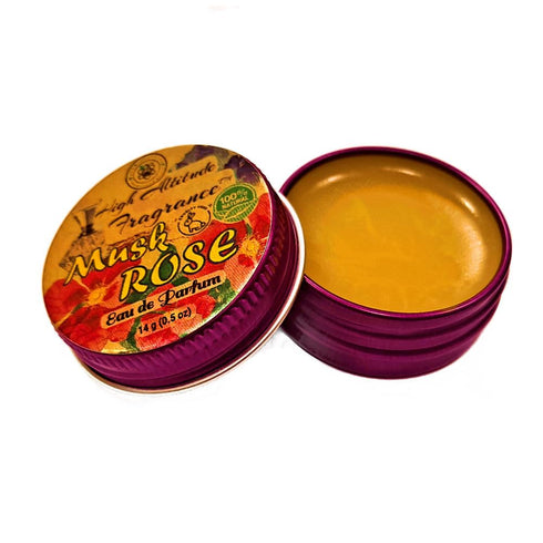 Floral Perfumes for Women - Eau de Parfum Solid Balm Natural Fragrance Wedding Party Travel Guest Favors Gifts (0.5 Ounce (Pack of 1), musky, swee...