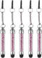 MECCANIXITY 5pcs Stylus Pen for Touch Screens Mini Crystal Diamond Capacitive Pens for Universal All Touchscreen Devices, Purple...
