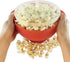 Collapasable Silicon Popcorn Popper Bowl for Microwave with Lid Handle - Resuable BPA free and Dishwasher safe - Silicon Popcorn Popper Maker - 10...
