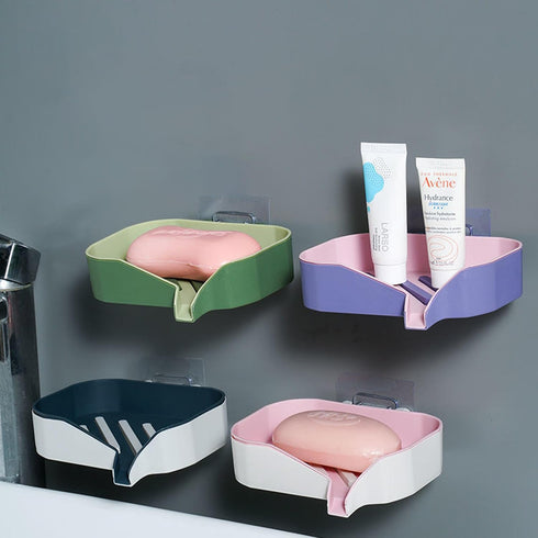 Lovely Soap Dish with Drain Soap Holder Easy Cleaning Soap Saver Dry Soap Tray,Soap Box,Large Capacity Portable Soap Box,Soap Holder Tray, Soap Bo...