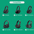 Geekria Audio Cable with Mic Compatible with Sony WH-1000XM6/1000XM5, XB910N/XB900N, H910N, MDR-1R Headphones, 3.5mm Replacement Stereo Cord with ...