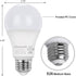 DEWENWILS 10-Pack Dimmable LED A19 Light Bulb, Soft White Light with Warm Glow, 800 Lumen, 2700K, 10W (60 Watt Equivalent), E26 Medium Screw Base,...