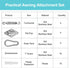 HOMPER Awning Attachment Set, Heavy Duty Sun Shade Sail Stainless Steel Hardware Kit for Garden Triangle and Square, Rectangle, Sun Shade Sail Fix...