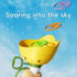 12PCS Flying Disc Launcher Toy Supplements, Manual Capture Game for Kids, Outdoor Toys for Toddler Ages 3-8...