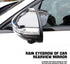 2PCS Car Rear View Mirror Rain Eyebrows, Rainproof Auto Side Mirror Guard, Waterproof PVC Vehicle Rearview Mirror Rain Visor Smoke Cover, Car Acce...