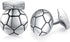 HONEY BEAR Soccer Football Ball Sports Cufflinks for Mens Wedding Blusiness Gift...