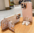 for Samsung Galaxy A25 5G Case Cute Hidden Rabbit Bunny Mirror Kickstand,Galaxy A25 Phone Case Girly Glitter Soft TPU Bumper Full Camera Protectio...