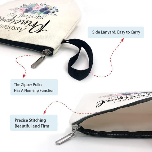 Assistant Principal Survival Kit Cosmetic Bag?Assistant Principal Gift ?Thank you Assistant Principal Gift?Assistant Principal Retirement Gift? Gr...