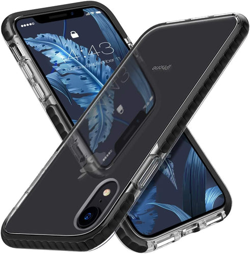 MATEPROX Compatible with iPhone XR Case Clear Thin Slim Anti-Yellow Anti-Slippery Anti-Scratches Cover Shockproof Bumper Case for iPhone XR 6.1''(...