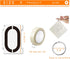 5 inch Number Stencils, 20PCS 0-9 Address Curb Stencil Kit Reusable Plastic Numbers Interlocking Stencils with 2 Rolls Masking Tape for Painting A...