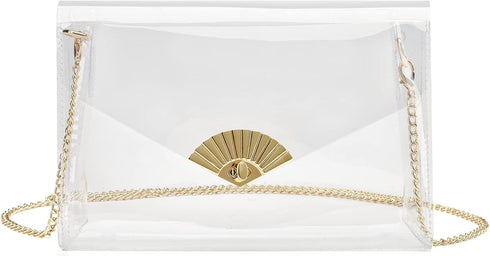 Clear Bag Stadium Approved,Clear Purses for Women Stadium Clear Crossbody Bag Cute for Sport Event Concert...