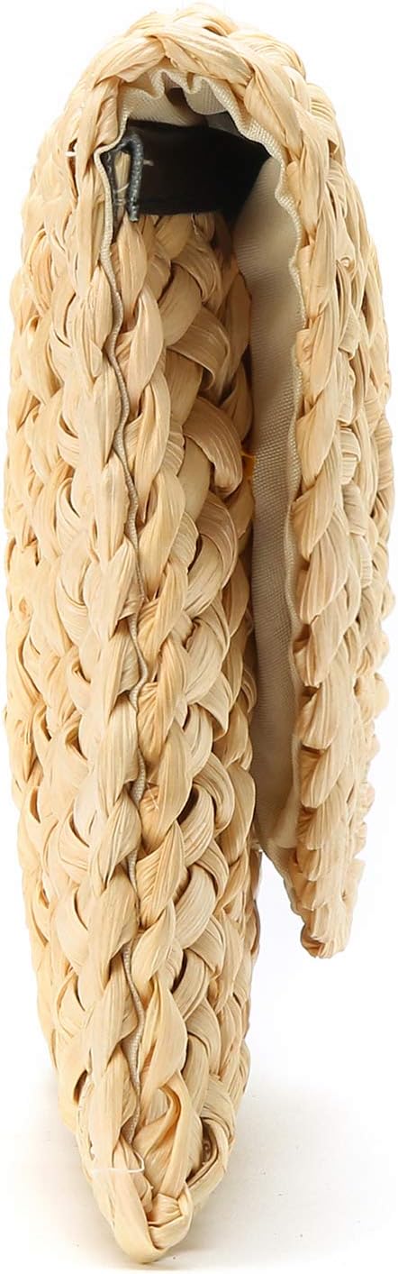 Obosoyo Women's Straw Clutch Handbag, Purse Envelope Wallet, Summer Beach Woven Bag...