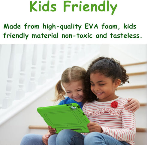 Kids Case for 10.9 inch iPad Air 5th/4th Generation, iPad Pro 11 3rd/2nd/1st Generation with Built-in Screen Protector, Shockproof Lightweight Han...