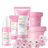 Skincare Gifts For Women,5PCS Cherry Blossom Skin Care Sets & Kits for Dry Skin,Sakura Skin Care Set with Essence,Mud Mask,Facial Cleanser,Eye Cre...