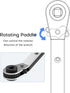 HVAC Service Wrench, Refrigeration Ratcheting Curved Wrench 3/8” 1/4” 5/16'' 3/16'' AC Wratchet Tool with Hex Bit Adapter UIInosoo for Air Conditi...