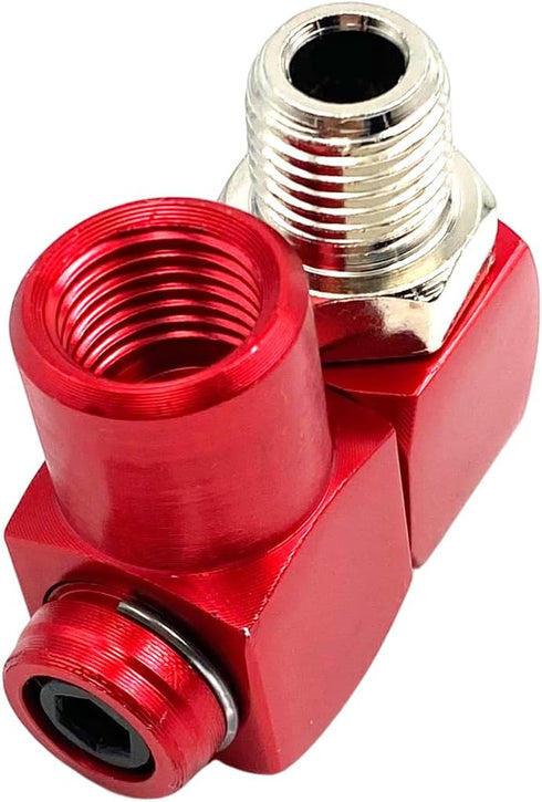 2Pcs Air Compressor Fittings,1/4 Inch NPT 360 Degree Swivel Air Hose Fittings for Pneumatic Tool...