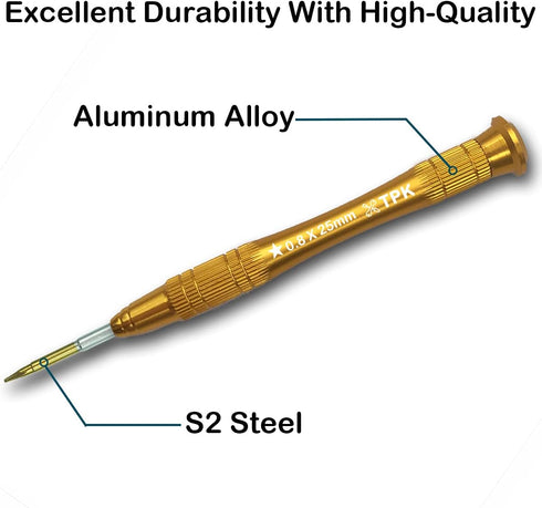 Precision 0.8 mm 5-Point Pentalobe Screwdriver,New 5 Point Star Pentalobe Screwdriver for iPhone 5S iPhone 6 / 6S / 6 s Plus / 5C / 5/4 / 4G / 4S ...