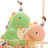 VHYHCY Stuffed Animal Plush Toys, Cute Dinosaur Toy, Soft Dino Plushies for Kids Plush Doll Gifts for Boys Girls (Blue, 13.8 Inch)...