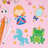 10pcs Princess Fairy Stencil Crown Castle Crystal Shoes Frog Prince Carousel Painting Template 6×6inch with Paint Brush Fantasy Fairy Tale Stencil...
